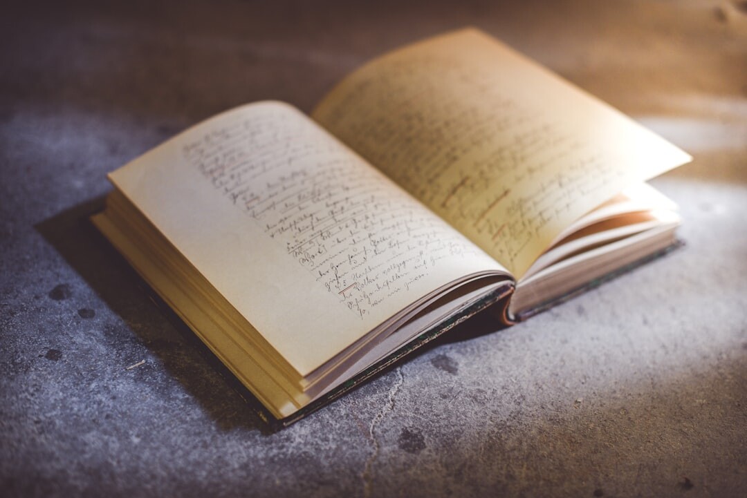 mystery book pages